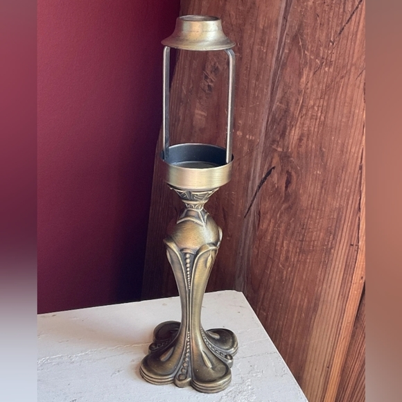 Vintage PartyLite Stained Glass Tealight Lamp, Excellent Cond. - Picture 4 of 4